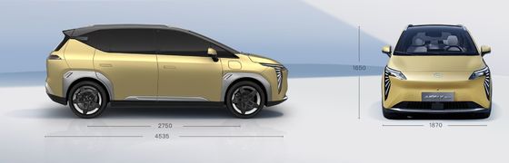 AION y плюс высокоскоростной пробег 510km/610km электрических автомобилей ECO дружелюбный длинный