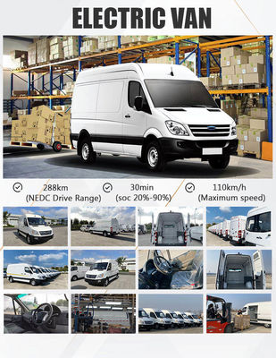 электрический мини ряд Van 288km замораживателя Van 110km/H Электрическ груза 73.6kWh максимальный