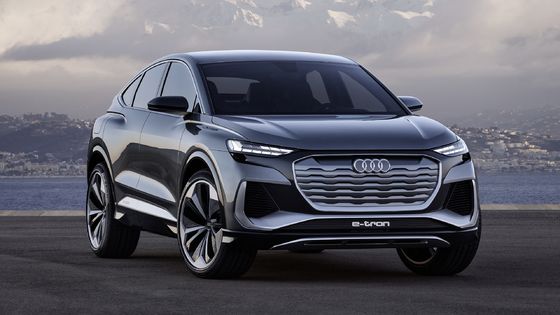 автомобиль большой двери места 5 Audi Q4 E-Tron 5 электротранспортов 160km/h электрический