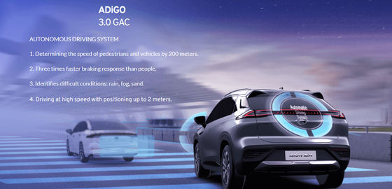 литий-ионный аккумулятор автомобиля седана Seater дверей 5 электрического автомобиля 5 110km/H GAC AION