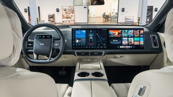 Батарея 1000km 446hp фосфорнокислого железа лития электрического автомобиля Li L9 AWD большая SUV