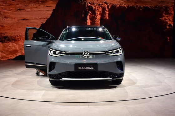 автомобили города Vw ID.4 CROZZ электротранспорта SUV обязанности 600Km быстрые электрические