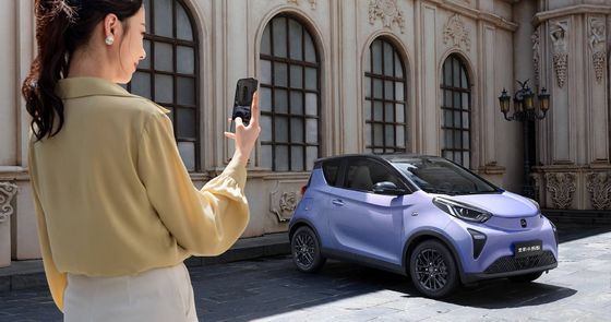 Чэри Новая Энергия Маленькая Муравьёвка Мини Автомобили Многоцветные С Скоростью 100 км / ч