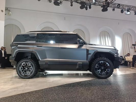 Большой EV Car AtDongfeng Mengshi M-Hero 917 EV Производство началось 1000 л.с. 505 км диапазон под капотом