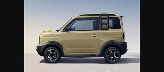 2023 Мини электрический автомобиль крошечный китайский электромобиль с лицом Бронко на Geely Panda Knight 200 км пробега