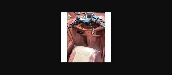 Трехколесный полный закрытый пассажирский электрический трехколесный велосипед с двигателем 1200 Вт 3 места