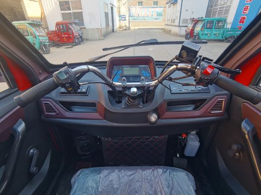 Бензиновый замкнутый моторизованный пассажирский трехколесный велосипед с многоцветным двигателем Максимальная скорость 70 км/ч