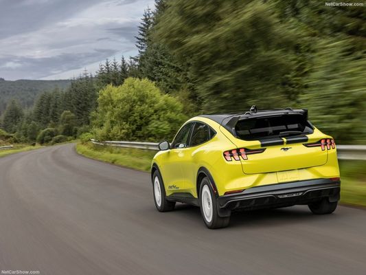 Уникальная ралли-подвеска, семейный автомобиль с гоночным чувством на Ford Mustang Mach-E Rally (2024) 480 лошадиных сил