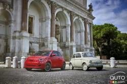 2024 FIAT 500e FWD Мини электрические автомобили 42 кВтч батарея с максимальной скоростью 94 миль в час