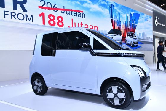 Новый электрический мини-автомобиль Wuling Air ev RHD Air EV поставляется с электродвигателем мощностью 30/50 кВт