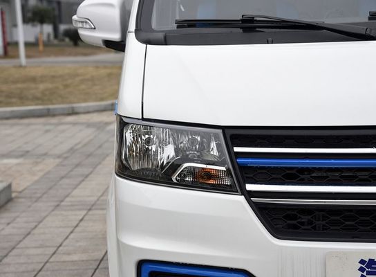 Квадратная форма принята в семейном стиле Jinbei Новый электрический фургон Hiace EV с 220N.m и 300 км NEDC с максимальной скоростью 80 км / ч