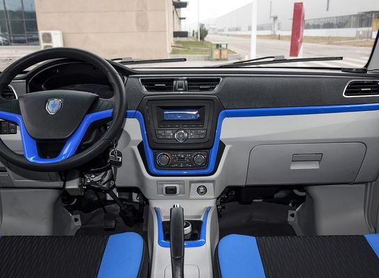 Квадратная форма принята в семейном стиле Jinbei Новый электрический фургон Hiace EV с 220N.m и 300 км NEDC с максимальной скоростью 80 км / ч