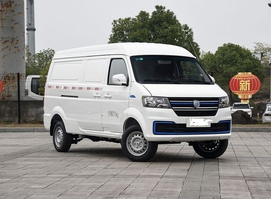 Квадратная форма принята в семейном стиле Jinbei Новый электрический фургон Hiace EV с 220N.m и 300 км NEDC с максимальной скоростью 80 км / ч