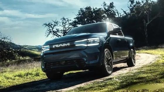 Все электрический Ram 1500 REV с исключительными показателями в буксировке, дальность 350 миль на 168 кВтч батареи