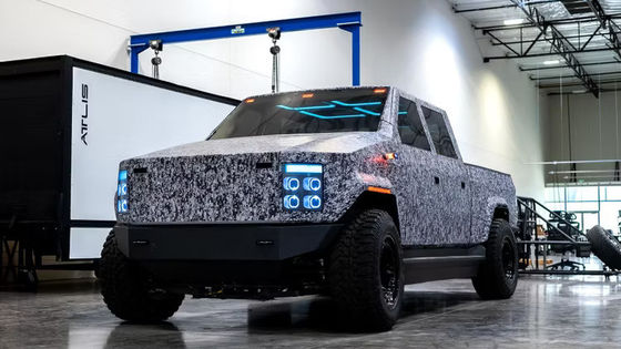 Atlis XT 100% чисто электрический грузовик с емкостью батареи 125 кВтч 250 кВтч