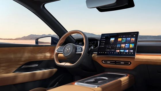 Первый чисто электрический автомобиль Mazda EZ-6 - это гладкий заднеприводный салон с