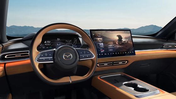 Первый чисто электрический автомобиль Mazda EZ-6 - это гладкий заднеприводный салон с