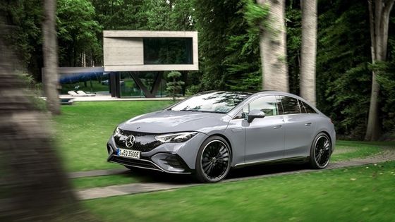 Новый внедорожник 609 км длинного радиуса действия электромобиль Mercedes-Benz EQE 500 w350kw/408P.s мощность двигателя 5.1s ускорение 0-100 км/ч