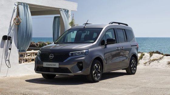 Удобная позиция вождения и практичный салон с хорошей стоимостью Nissan Townstar MPV Pure Ev с WLTP 285 км