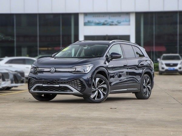 Скорость 160km/H VW электрическая SUV ID.6 CROZZ Pure+ RWD 204HP Макс ряда 601KM
