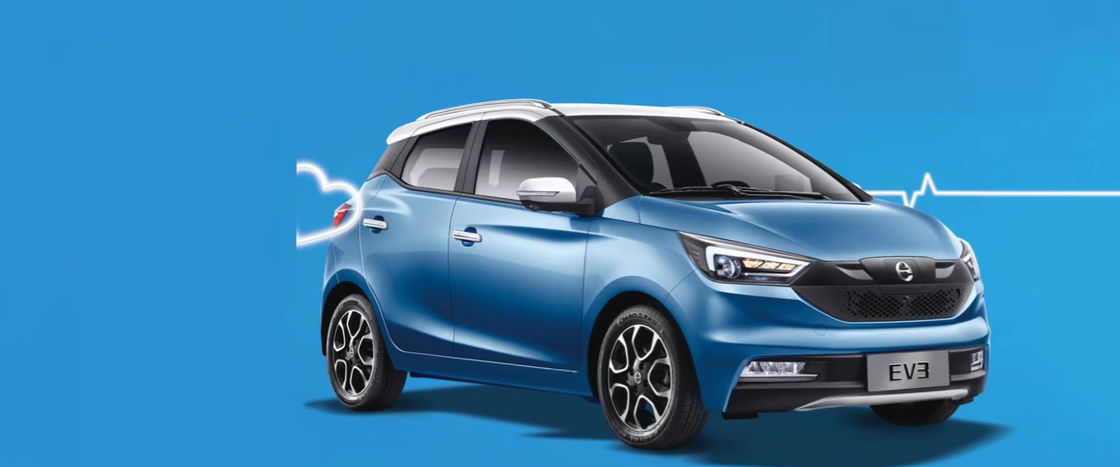 седан 302km NEDC автомобиля энергии EV автомобиля JMC EV3 быстрой скорости 100km/h электрический новый