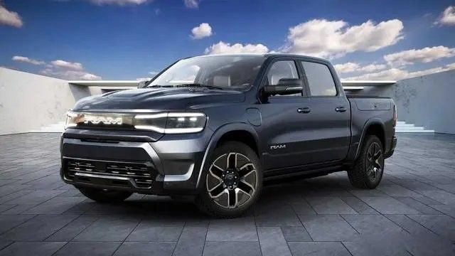 Все электрический Ram 1500 REV с исключительными показателями в буксировке, дальность 350 миль на 168 кВтч батареи
