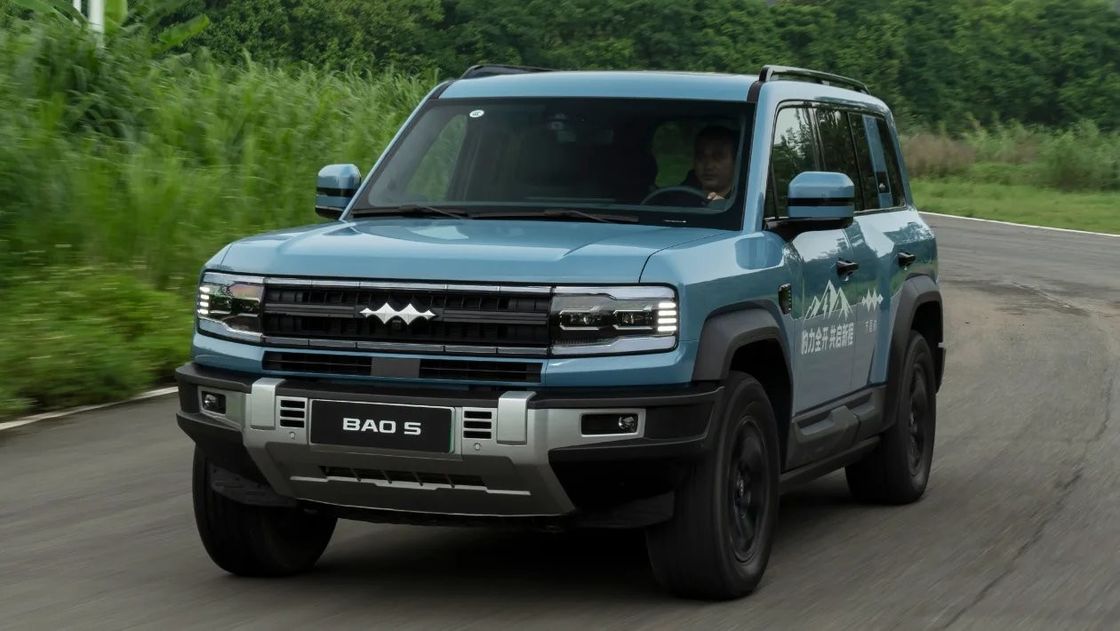 Новейший выпущенный BYD Leopard FANGCHENGBAO 5 2024 PHEV Электромобиль 4,8 с 0-100 км / ч Ускорение 125 км CLTC Новый EV CAR